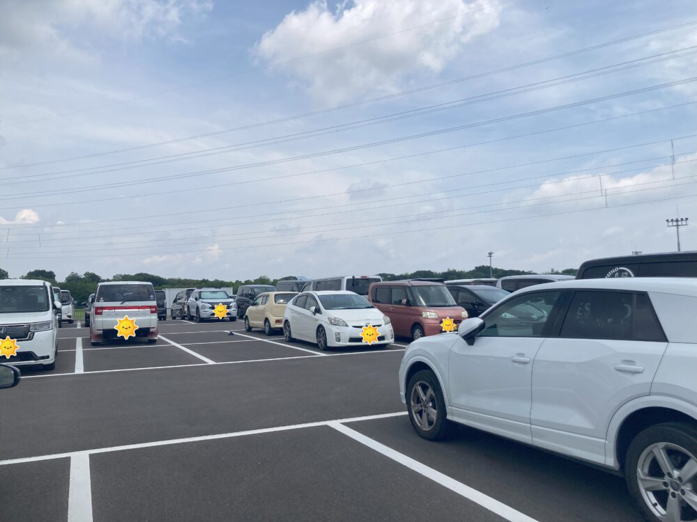 オアシスパーク｜河川環境楽園｜西口駐車場の混雑度