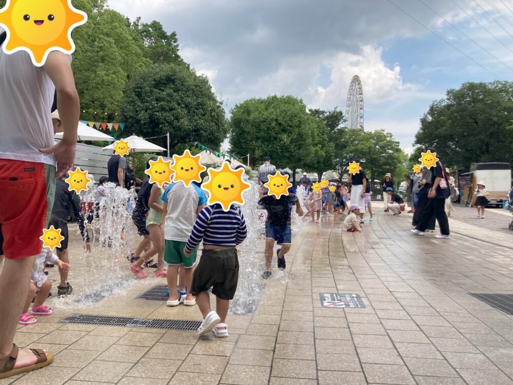 オアシスパーク｜河川環境楽園｜にじいろ噴水