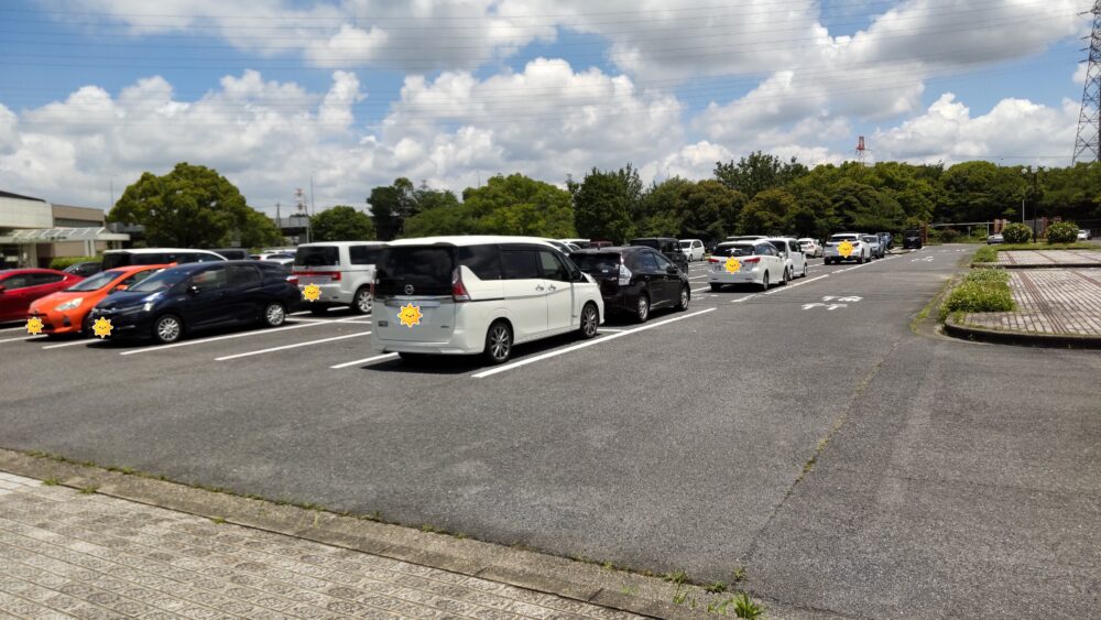 ぐりんぐりん｜駐車場の混雑度