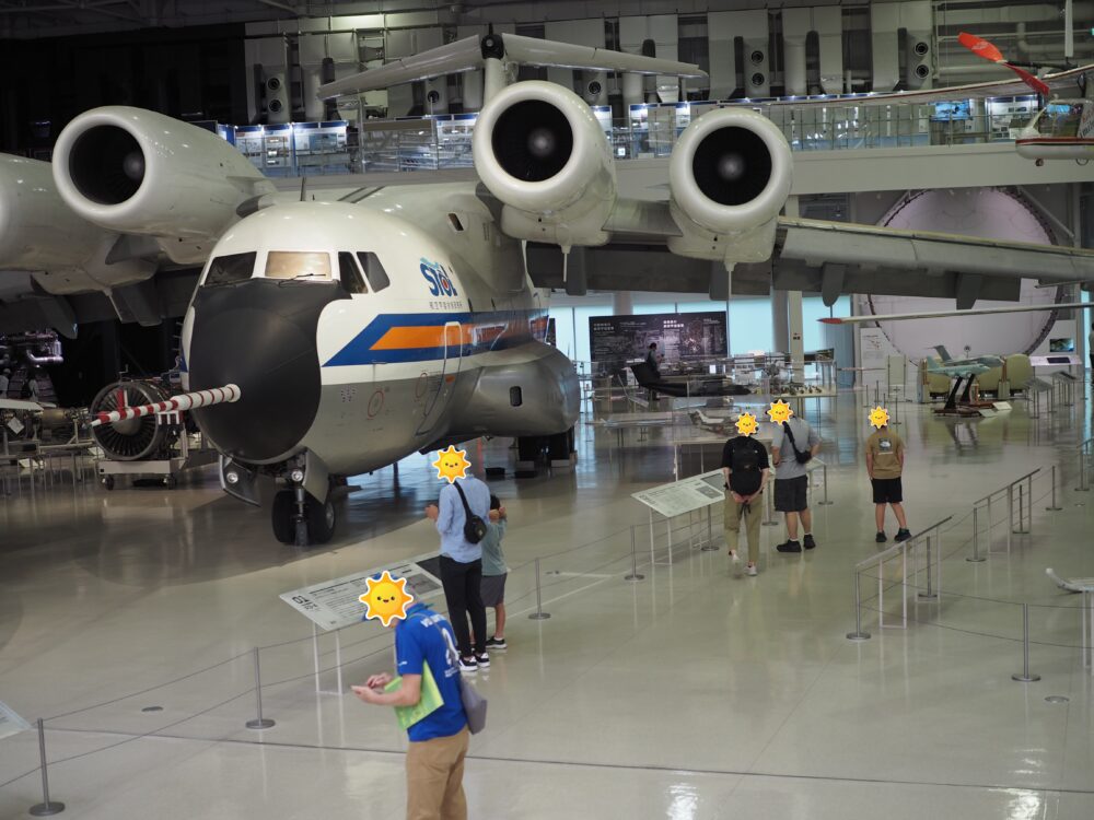 岐阜かかみがはら航空宇宙博物館｜航空エリア｜混雑感