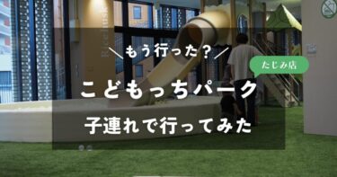 【岐阜】こどもっちパーク｜4歳2歳の子連れで行ってみた｜パークの雰囲気や混雑状況は？